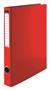Ring binder, 4 rings, 35 mm, A4, PP/cardboard, VICTORIA OFFICE, red